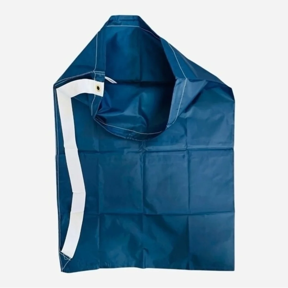 HOMEST Blue Nylon Jumbo Laundry Bag with Strap X-Large 86L Washable Carryall